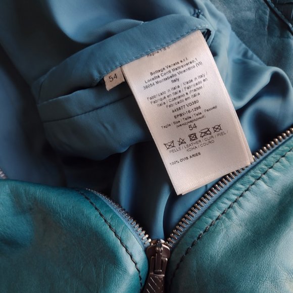 Rare AW16 Bottega Veneta Tomas Maier Leather Bomber Blouson Jacket Coat Luxury - Picture 7 of 8